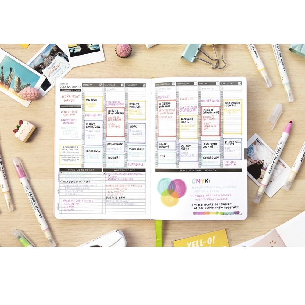 Passion Planner Weekly 2021 Annual Rose Gold Medium New In Package - Picture 4 of 6